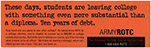 Army ROTC banner ad 2
