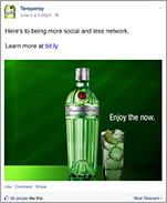 Tanqueray Facebook ad 4