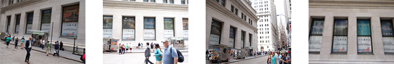 Wall and Broad Street, New York City