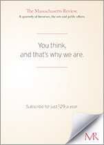 The Massachusetts Review print ad 3