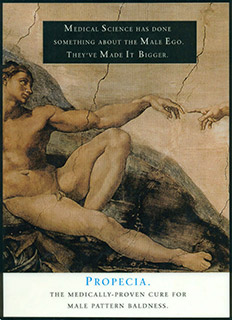 Propecia print ad